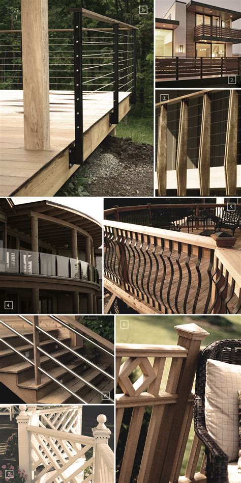 Deck Railing Ideas and Styles Mood Board | Home Tree Atlas