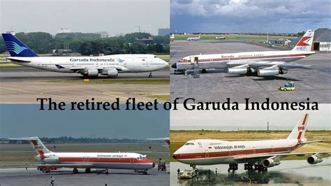 The retired fleet of Garuda Indonesia - YouTube