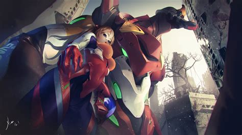 Wallpaper : Neon Genesis Evangelion, gadis anime, Asuka Langley Soryu, EVA Satuan 02 1920x1080 ...