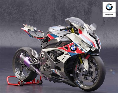 BMW M1000RR Electric Supercharged Superbike Visualized Digitally