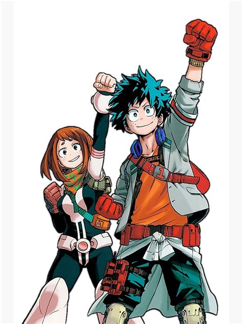 "my hero academia merch design anime " Poster for Sale by stickerplane | Redbubble