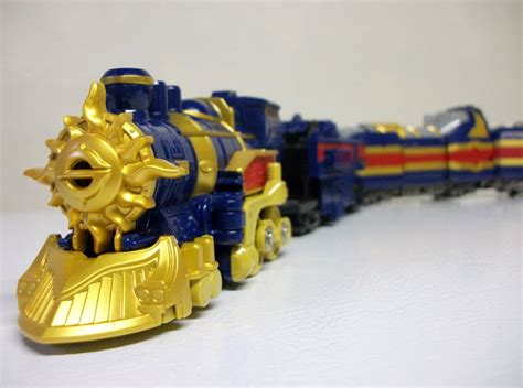 Power Rangers Solar Streak Megazord Mystic Force train w/ sound Bandai 1996