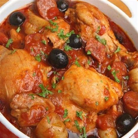 Slow Cooker Spanish Chicken Stew | Recipe | Chicken recipes casserole, Easy casserole dishes ...