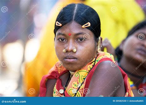 Indian tribal woman editorial image. Image of tribe, india - 20582530