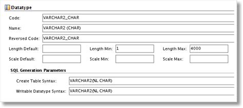 Data Integration Tips: ODI 12c - Varchar2 (CHAR or BYTE)