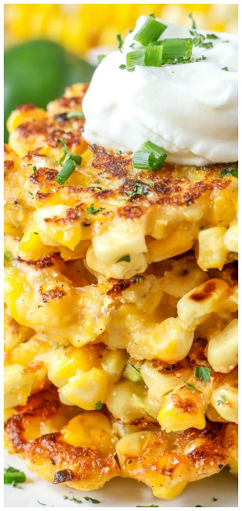 Easy Corn Fritters ~ Breakfast or an appetizer... Whether made with leftover corn, creamed corn ...