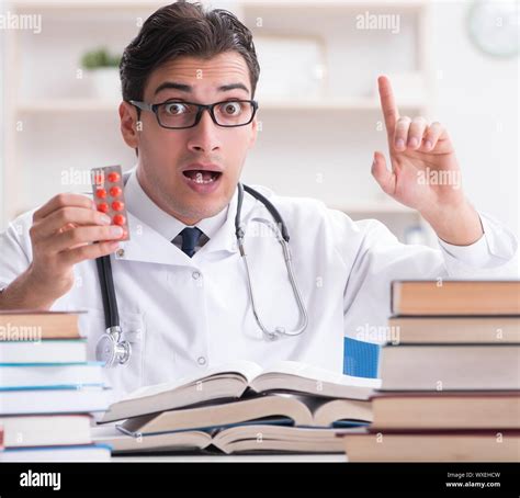 Medical student preparing for university exams Stock Photo - Alamy