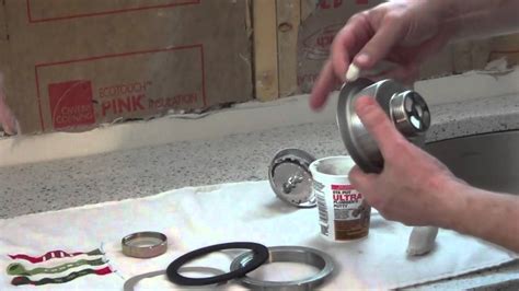 How to Install a Kitchen Sink Basket Strainer - YouTube