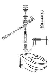 Spud Wrench For Plumbers - Use on closet/urinal spuds, sink strainers + more – sloanrepair