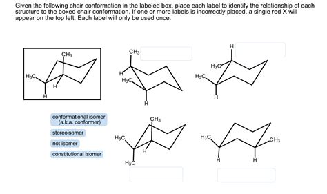 Chair Conformation To Line Structure