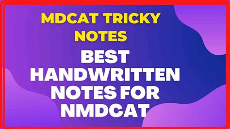 MDCAT Best Hand written notes and Shortcuts | Wisegot