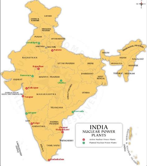 Kalpakkam nuclear power plant in map - Brainly.in