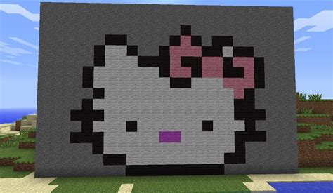 Hello Kitty Pixel Art Minecraft Pixel Art Hello Kitty | Images and Photos finder