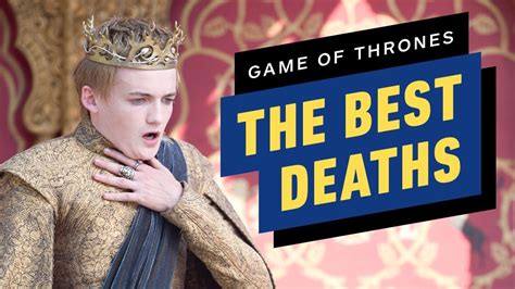 The Best Deaths on Game of Thrones - YouTube