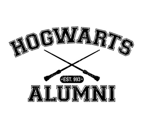 Hogwarts Alumni Decal choose your color | Etsy