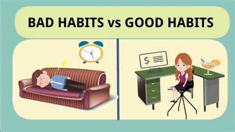 Bad Habit vs Good Habits || What are Good habits and Bad habits. - YouTube