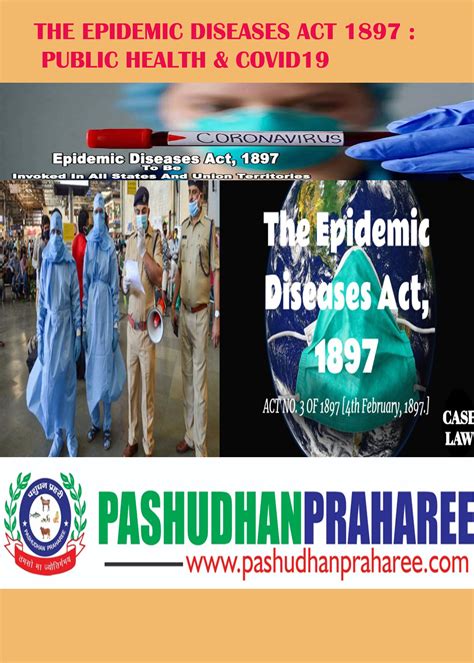 THE EPIDEMIC DISEASES ACT 1897 : PUBLIC HEALTH & COVID19 | Pashudhan praharee