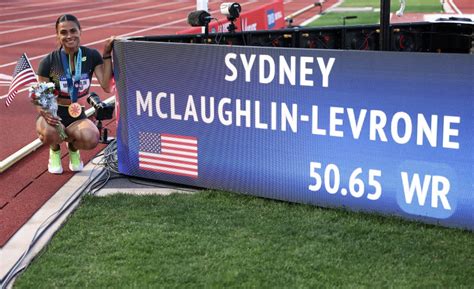 Sydney McLaughlin-Levrone lowers 400 hurdles world record again for fifth time in three-plus ...