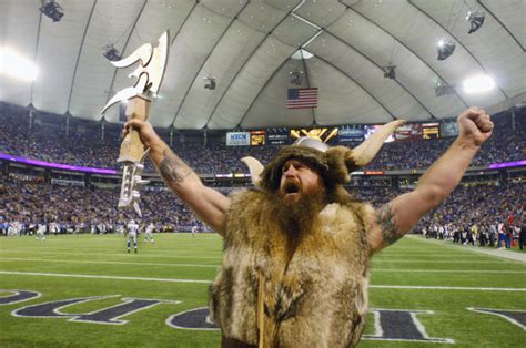 Former Minnesota Vikings mascot Ragnar