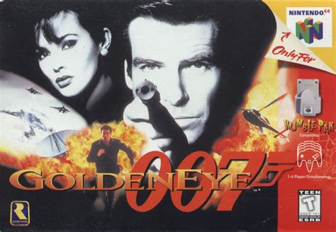 GoldenEye 007 (1997) Nintendo 64 box cover art - MobyGames