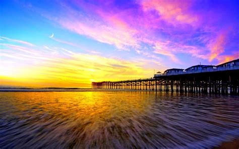 Daytona Beach Pier wallpapers HD free - 209601 | Beach wallpaper, Beach ...