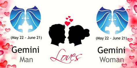 Gemini Man and Gemini Woman Love Compatibility