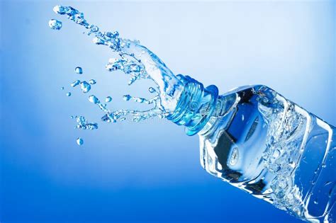 Water splash from bottle stock image. Image of thrist - 21576605