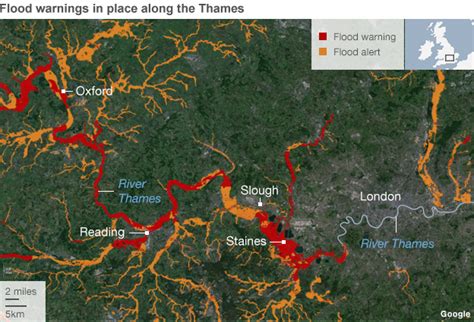 River Thames Flooding – 9th – 10th February 2014 – 14 Severe Flood Warnings For The River Thames ...