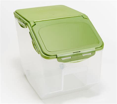 LocknLock XL Flip Top Storage Bin with Wheels | Storage bins with ...