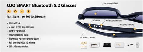 OJO SMART BLUETOOTH SUNGLASSES - OJO Sun&glasses OJO Sun&glasses