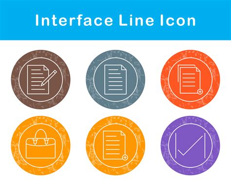 Interface Vector Icon Set 20705306 Vector Art at Vecteezy