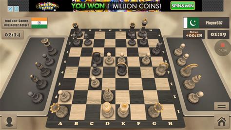 India Vs Pakistan Best Chess Game Ever (Android) - YouTube