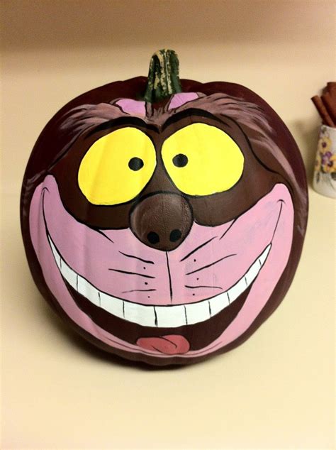 Cheshire cat by Kathy Barnett Painting Pumpkins, Pumpkin Painting, Pumpkin Art, Pumpkin Ideas ...