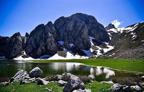 Lake Agoulmime, Tikjda, Algeria | Lake, Scenery, World water