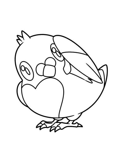 Pidove Pokemon coloring pages