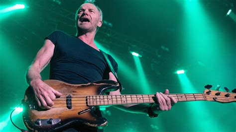 Sting on his 1954 Fender Precision: "It's called the b-rig bass ...