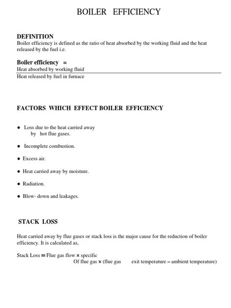 Boiler Efficiency Calculation | PDF | Boiler | Combustion