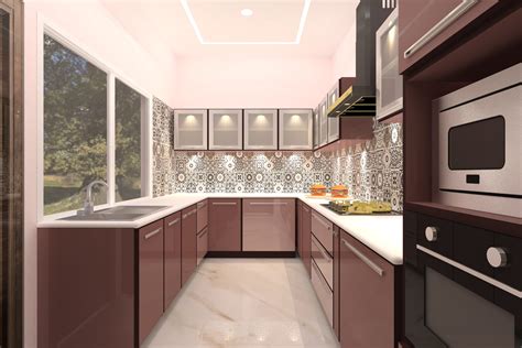 U Shaped Modular Kitchen Design - Asia Fineline