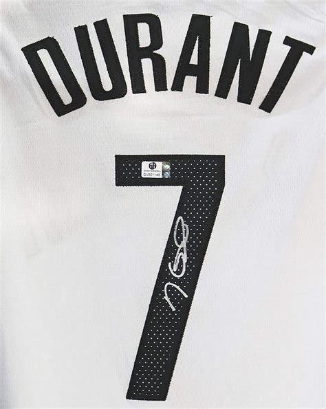 Kevin Durant Brooklyn Nets Signed Autographed White Jersey COA –. Kevin ...