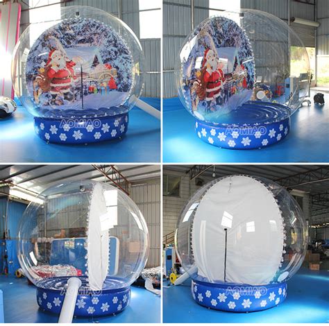 Outdoor Christmas Decorations Human Inflatable Christmas Snow Globe - Sgg1802...