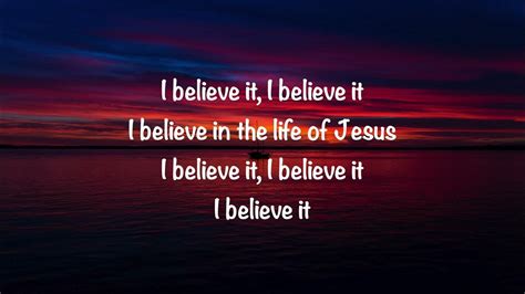 Jon Reddick - I Believe It (The Life of Jesus) (with lyrics)(2023 ...