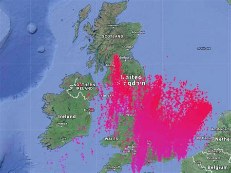 Lightning storms hit UK: Kept awake by the storms? This map shows the astounding number of ...