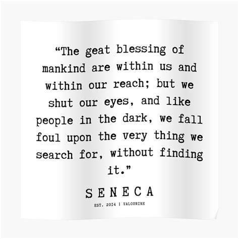 "88 | Seneca Quotes | 190929 " Poster by valourine | Redbubble | Brene brown quotes, Freud ...