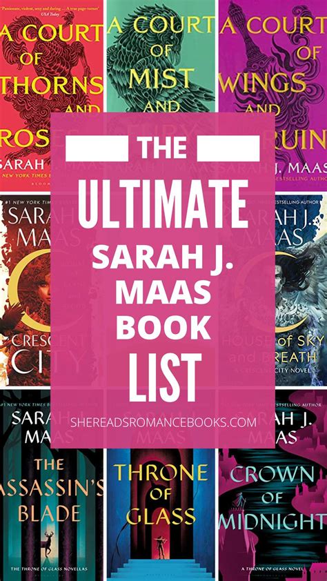 Sarah J. Maas Books in Order: Your Complete Guide to Every Book – She Reads Romance Books