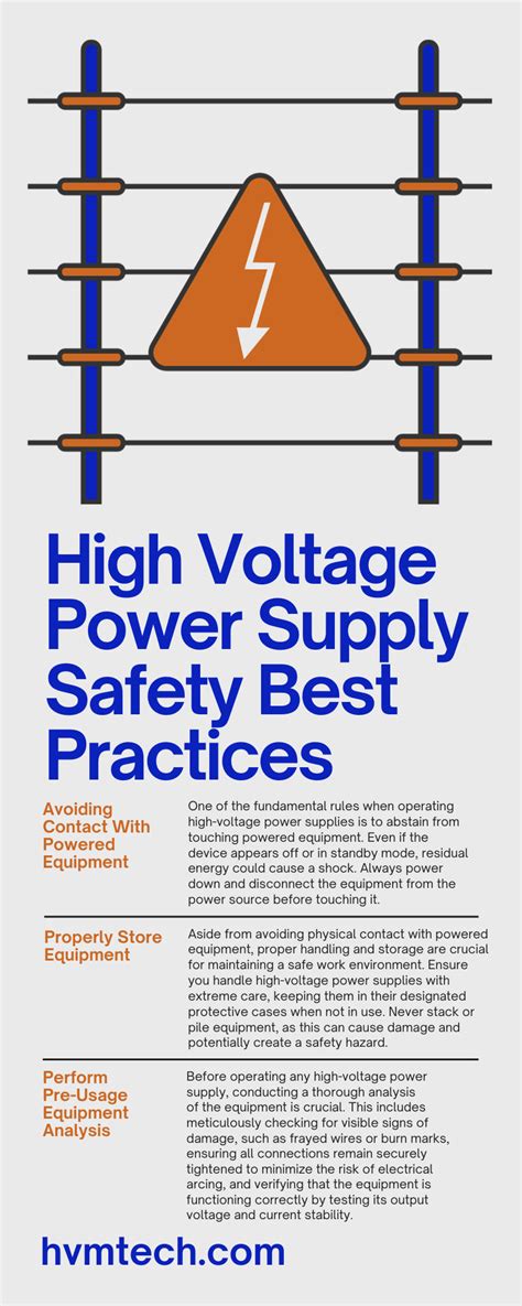 High Voltage Power Supply Safety Best Practices