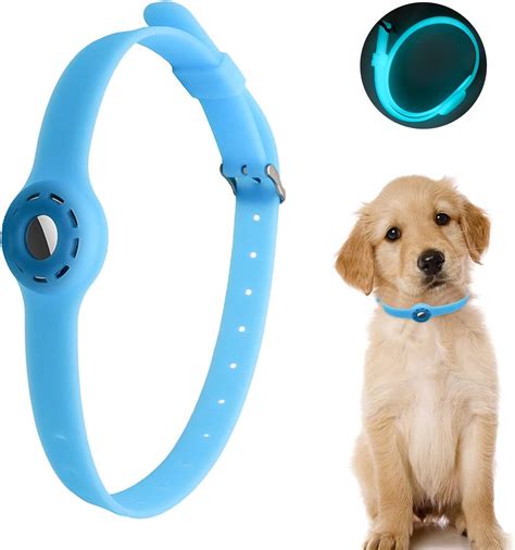 Buy Airtag Dog Collar Holder Soft Silicone Material, Dog Collars for Apple Airtag on Small ...