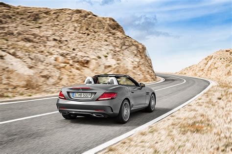 mercedes-benz relaunches SLC convertible with radical new facelift