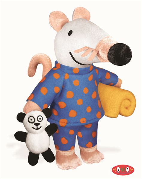 Maisy in Pajamas 8.5" Maisy brings a soft fleece sleeping bag rolled up ...