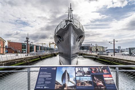 THE HMS CAROLINE ENTERED SERVICE IN 1914 AND NOW IT IS A FLOATING MUSEUM IN BELFAST