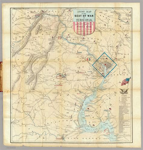 Map of The Week: “Army Map Of The Seat Of War In Virginia” | Mappenstance.